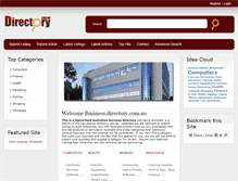 Tablet Screenshot of business.directory.com.au