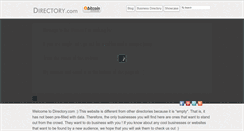 Desktop Screenshot of directory.com