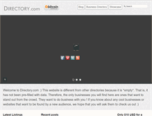 Tablet Screenshot of directory.com