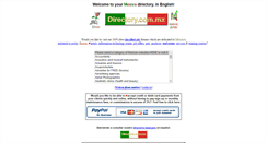 Desktop Screenshot of directory.com.mx